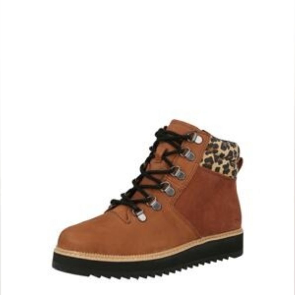 NEW TOMS ANIMAL Mojave Leopard Cheetah Print Waterproof Boots 6